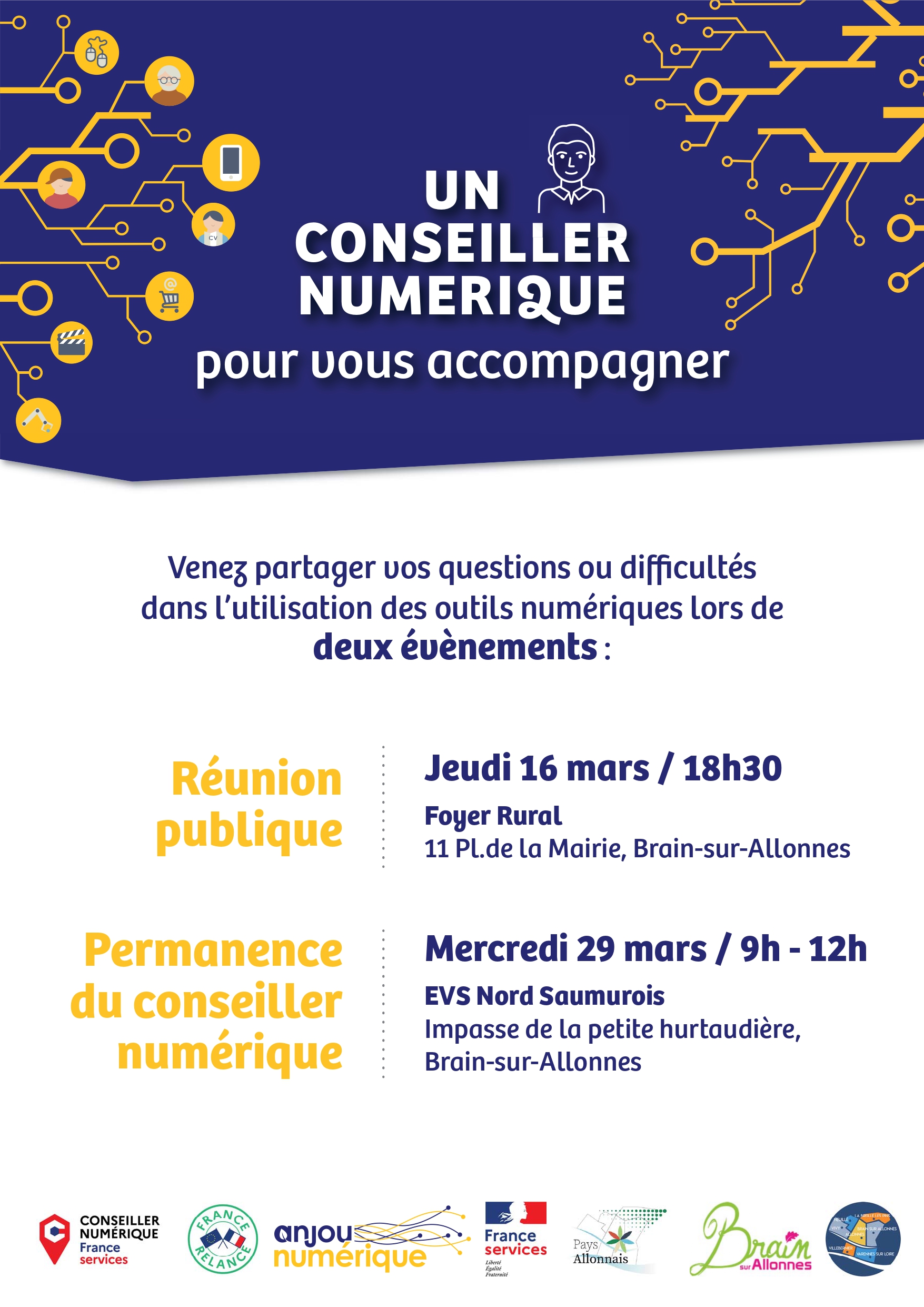 Un conseiller numérique pour vous accompagner
